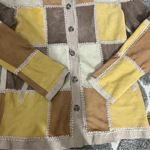 Free People Edie Crochet Patchwork Jacket - Picture 4 of 7